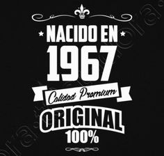 the original logo for nacido'en 1967 is shown in black and white