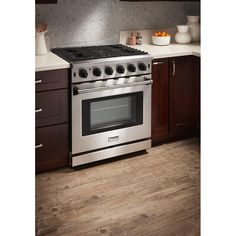 Thor Kitchen 30 in. 4.55 cu. ft. Professional Natural Gas Range in Stainless Steel, LRG3001U | Premium Home Source Propane Range, Professional Kitchen Appliances, Kitchen Appliance Set, Professional Appliances, Microwave Drawer, Large Family Meals, Single Burner, Kitchen Appliances Refrigerators, Kitchen Appliance Packages