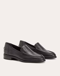 The Modern Loafer Black – Everlane Wardrobe From Scratch, Capri Trousers, Leather Supplies, Build A Wardrobe, Flat Sneakers, Best Practices, Supply Chain, Health And Safety, Stacked Heel