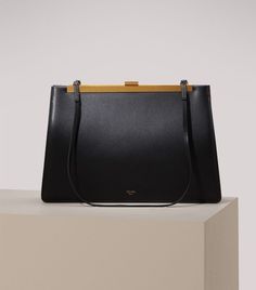 Celine Clasp Bag, Popular Designer Bags, Old Celine, Clasp Bag, Toms Shoes Outlet, Style Rules, Modern Bag, Arm Jewelry, Leather Car Seats