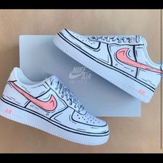 Custom Painted “Cartoon” Design All Colors Can Be Customized Painted With Angelus Leather Paint Processing Time: 2-3weeks All Sizes Are Available Follow And Message Me On Ig For A Cheaper Price: @_lacedbylee Nike Custom Hand Painted White Sneakers, Nike Custom Hand-painted White Sneakers, Hand Painted White Nike Custom Sneakers, Custom Hand-painted White Nike Sneakers, Nike Casual Custom Artwork Sneakers, Nike Casual Customizable Sneakers, Nike Casual Custom Sneakers, Customizable Casual Nike Sneakers, White Cartoon Sneakers For Streetwear