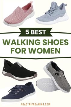 Stay comfortable and stylish while traveling with our guide to the best women's travel shoes that are perfect for all-day wear. Casual Non-slip Walking Shoes For Outdoor, Spring Lightweight Non-slip Walking Shoes, Comfortable Non-slip Walking Shoes For Outdoor, Lightweight Non-slip Walking Shoes For Spring, Breathable Eco-friendly Walking Shoes For Hiking, Walking On Clouds, Thick Socks, Hey Dude, Travel Shoes