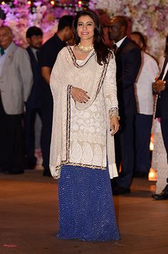 All+The+Celebrity+Looks+From+The+Grand+Ambani+Engagement+Bash Intermix Dress, Blue Sharara, Prabal Gurung Dress, Fashion Week Winter, Kurta Lehenga, Style Evolution, Wedding Guest Style, Bollywood Outfits