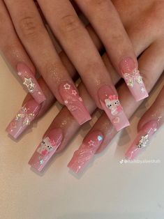 Asian Nails, Fantasy Nails, Simple Gel Nails, Summery Nails