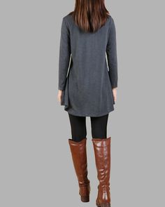 * A cotton tunic top with long sleeves. * Very flattering cut to let you look slimmer, great to mix and match with leggings and jeans. * Quality stretchy and soft fabric, with beautiful drizzle drop texture, it is so comfortable and breathing! * Support 7 days return to get full refund on item without any reason. * Can custom size and colors, lead time is 6-8 days; * Let us know your usual size in your country and your overall height. * If you have some specific request or special characters suc Cotton Long Sleeve Tunic For Fall, Casual Tunic For Fall Layering, Casual Long Sleeve Tunic For Layering, Oversized Long Sleeve Tunic For Fall, Fall Layering Long Sleeve Tunic, Wine Red Top, Cotton Tunic Dress, Cotton Tunic Tops, Dress Wine