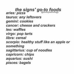 the signs go - to foods are in black and white text on a white background