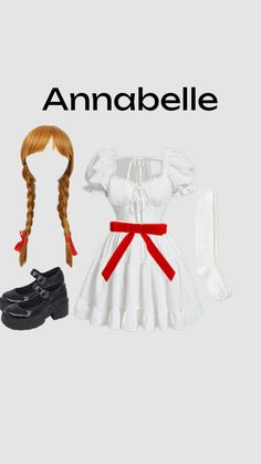 Annabelle Halloween Costume, Annabelle Costume, Annabelle Halloween, Comic Christmas, Halloween Costumes Brunette, Mom Costumes