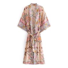 Moda Kimono, Kimono Swim Cover Up, Boho Robes, Loose Kimono, Stile Boho Chic, Kimono Floral, Mode Kimono, Bohemian Kimono, Beach Kimono