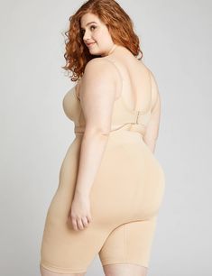 Available in Plus Size. Everyday Shaping ultra high-waist short has targeted lower tummy control that keeps everything looking and feeling secure. Built-in booty lift ensures it won't flatten or squish your rear. Smooth construction and seams for no VPL (visible panty lines). Ultra high waistband slims the waist and meets the bra line for a smooth silhouette. Full coverage to mid-thigh helps prevent chafing. CONTROL LEVEL 2: Medium Shaping Item Number #359751Imported Plus Size PantyCacique Intim Bra Cup Sizes, Dress For Success, Lane Bryant, High Waisted Shorts, Shapewear, Autumn Fashion, High Waist, High Waisted, One Piece