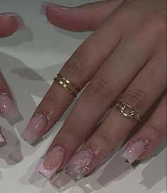 Spring Nail Ideas, Girly Acrylic Nails, Casual Nails, Simple Acrylic Nails, Classy Acrylic Nails, Short Square Acrylic Nails, Soft Nails, Bling Acrylic Nails, Acrylic Nails Coffin Short