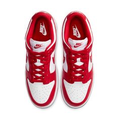 Nike Dunk Low Retro SP 'St. John's' CU1727-100-KICKS CREW Nike Dunk Low Outfit Men, Nike Dunk Low University Red, Nike Dunk Low Red, 2020 Style, Jordan Model, Fresh Sneakers