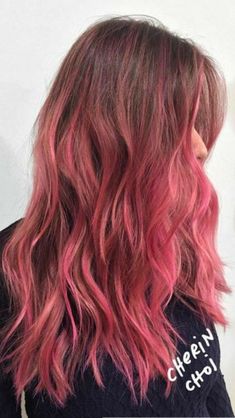 Dream Hairstyles, Colourful Hair, Color Magenta, Rose Hair, Hair Inspo Color