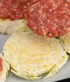 the hamburger patties are ready to be cooked