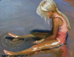 Jeffrey T Larson, The Shallows, Art Portfolio, Figure Painting, Figurative Art, Pretty Art, Art Classes, Painting Inspiration, Art Works