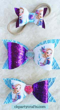 Mermaid leather bows sold at our shop! #mermaidbows #leatherbows #hairbows @ckpartycrafts Imperial Valley