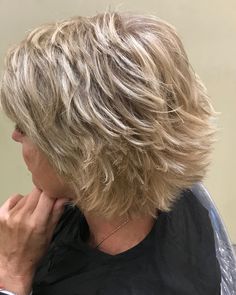 Paula Deen Haircut, Hair For Seniors Older Women, Short Bob Haircuts With Layers Fine Hair, Blonde Color Highlights, Wash And Go Haircut, Razored Hair, Beautiful Monday Morning