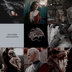 the game of thrones character collage