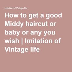 How to get a good Middy haircut or baby or any you wish | Imitation of Vintage life Middy Haircut, Midi Haircut, Retro Haircut, 40s Hairstyles, Long Hair Trends