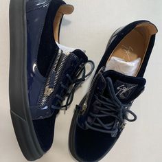 Navy Blue Giuseppe Zanotti Men Sneakers Size 45 Brand New- Worn Once These Shoes Are Stylish You Won’t Regret It! Zanotti Shoes, Giuseppe Zanotti Shoes, Men Sneakers, Mens Shoes Sneakers, Giuseppe Zanotti, Men's Shoes, Shoes Sneakers, Navy Blue, Man Shop