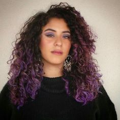 Curly Hair Color Ideas, Ombre Curly Hair, Brown Ombre Hair, Brown Curly Hair