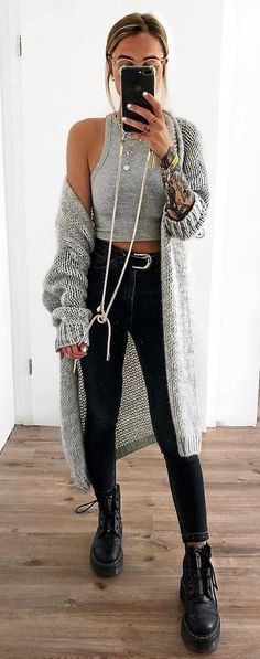 Chique Outfits, 2020 Fashion Trends, Mode Casual, Looks Street Style, Edgy Outfits, Looks Style, Outfits Casuales, Cute Casual Outfits