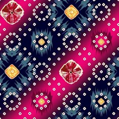 Chunri Motifs, Chunri Design, Bandhani Pattern, Digital Print Textiles, Ganesh Chaturthi Decoration, Digital Graphics Art, Bandhani Print, African Pattern Design, Arts And Crafts For Teens