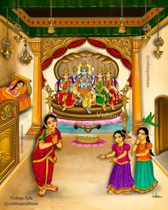 Hari Narayan, Lord Perumal, Vishnu Art, God Photos, Indian Wall Art, Aadi Shakti, Durga Painting, Kerala Mural Painting