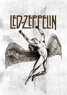 the cover art for ledzepelin's album, with an angel on it