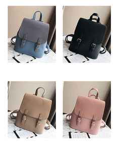 product description Style: simple contrasting color Color: Khaki, Blue, Black, Pink Material: PU Specifications: Length 24cm Width 13cm Height 27cm Weight: 550g If you encounter any problems, please contact me in time! Thank you~ Details 💥 Promotions! 💥 💜 100% 💫 money back guarantee. ⌛ Shipping takes 3-10 days depending on location. 💰 Pay by credit card 🔥 98.9% of customers buy 2 or more 🔥 Due to the different monitor and light effect, the actual color of the item might be slightly differ Colorful Backpacks, Color Khaki, Black Backpack, Color Show, Fashion Backpack, Contrasting Colors, Camera Bag, Blue Black, Credit Card