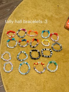 tally hally :3 #tallyhall Tally Hall Bracelet, Alien Plush, Lemon Demon, Tally Hall, Bracelet Ideas, New Hobbies, Arm Band