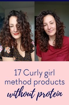 17 Curly girl method products without protein - Craft with Cartwright Damaged Curly Hair, The Curly Girl Method, Natural Hair Shampoo, Curly Hair Care Routine, Curly Girl Method, Beautiful Curls, Bouncy Curls, Curly Hair Care, Perfect Curls