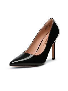 Enter a world of sophistication and elegance with the Dream Pair Women's Pump Shoes. Featuring an exclusive closed-toe design and luxurious high heels, these shoes offer a sophisticated finish for any outfit. Perfect for an evening of tasteful dress, look your best with these stylish pumps. Color: Solid Colors Type: Pumps Toe: Point Toe Pattern Type: Plain Heels: Stiletto Heel Height: 4-inch Size Fit: True To Size Elegant Round Toe Heels For Night Out, Elegant Fitted Court Shoes With 4-inch Heel, Glamorous Pointed Toe Court Shoes For Formal Occasions, Glamorous Formal Pointed Toe Court Shoes, Elegant Almond Toe Heels For Night Out, Elegant 4-inch Heel Pointed Toe Heels, Elegant Party Heels Medium Width, Elegant Medium Width Heels For Party, Elegant Medium Width Party Heels