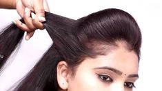 Party Hairstyles For Girls, Puff Hairstyle, New Bridal Hairstyle, Wedding Hairstyles For Girls, Very Easy Hairstyles, Super Cute Hairstyles, Prom Hair Updo, Bridal Hairdo, Easy Hairstyles Quick