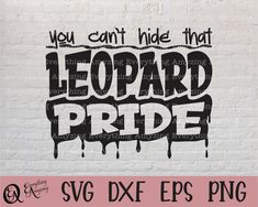 you can't hide that bulldog pride svg dxf eps png