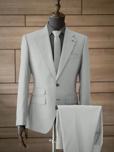 "GREY WEDDING TWO piece suits for men - Bespoke Wedding Tuxedo Suit - grey suit men - Elegant Grey Suit COMPULSARY PLEASE MEASURE YOUR CHEST AREA, CIRCUMFRENECE AROUND THE BROADEST PART OF CHEST AND WAIST AREA WHERE YOU NORMALLY WEAR YOUR TROUSER OR 4 FINGER BELOW THE BELLY BUTTON, AND PICK YOUR SIZE ACCORDINGLY PLEASE PROVIDE YOUR HEIGHT AND WEIGHT IN THE PERSONALISATION BOX , WHILE PLACING THE ORDER PLEASE CHECK THE SIZE CHART BEFORE PLACING THE ORDER IN SIZE CHART , \"WAIST\" REFERS TO THE AR Classic Gray Suit And Tie Accessories For Wedding, Fitted Gray Suit For Wedding, Classic Gray Suits For Wedding, Gray Tuxedo With Suit Collar For Wedding, Gray Collared Tuxedo For Wedding, Gray Notch Lapel Tuxedo For Wedding, Fitted Gray Blazer For Wedding, Gray Fitted Blazer For Wedding, Gray Notch Lapel Blazer For Wedding