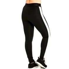 Koral ~ Soulcycle Womens Mid Rise Scuba Leggings ~ Black/Pink Size Xs Brand New Item With No Tags - Overstock - Check Size Before Ordering - No Returns Stretch Color Block Bottoms For Training, Sporty Color Block High Stretch Bottoms, Stretch Color Block Athleisure Bottoms, Stretch Color Block Bottoms For Athleisure, Compression Color Block Gym Bottoms, Sports Stretch Color Block Bottoms, Athleisure Training Bottoms With Color Block, Fitted Color Block Gym Bottoms, Compression Color Block Sports Bottoms