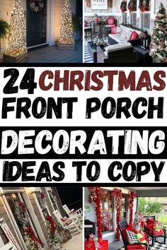 christmas front porch decorating ideas to copy for the holiday season and all year round