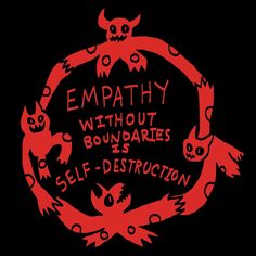 Empathy Without Boundaries, Psy Art, Sweet Nothings, Les Sentiments, Empath, Wall Collage, Red And Black