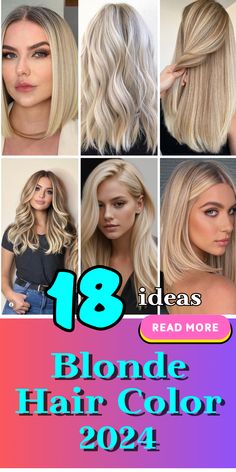 Discover the Top Blonde Hair Colors of 2024 - Trendy and Chic Styles Blonde 2024 Trends, 2024 Hair Color Trends, Winter Blondes, 2024 Blonde Hair Trends, Top Blonde Hair, Blonde Colors, Two Ponytail Hairstyles, Cool Blonde Hair Colour