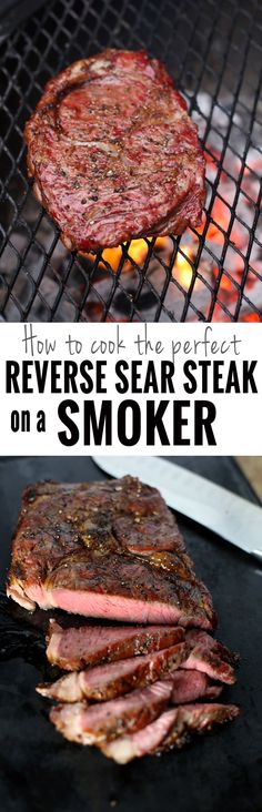 how to cook the perfect reverse steak on a smoker