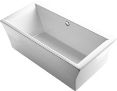 an empty white bath tub on a white background