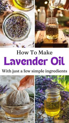 Want to make homemade lavender oil? Follow our step-by-step guide to create your own, learn about its healing benefits, and find out how to use it in your daily life. Click to read more and save this pin for later! Lavender Infused Coconut Oil, Making Lavender Oil, Lavender Essential Oil Recipes, How To Make Lavender Oil, How To Make Lavender Essential Oil, How To Make Essential Oils At Home, Homemade Lavender Oil