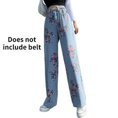 This item is for 1 x Women Denim Trousers and excludes all the accessories. Lady Rose Casual Printed Denim Pants Trousers Loose Wide Straight Leg Jeans  Note: For jeans, button holes are usually sewn together during the process of manufacturing. That's common practice in Chinese factory. You may cut the hole simply with scissors along with the stitch. Thanks very much for your understanding. This is in Asian sizing, smaller than western size e.g. UK, US, AU. Please check the measurements careful Baggy Pink Denim Jeans, Pink Denim Jeans For Spring, Spring Pink Denim Jeans, Non-stretch Pink Denim Jeans, High Waist Pink Denim Jeans, Pink High Waist Denim Jeans, Baggy Jeans For Spring, Non-stretch High Waist Pink Jeans, Pink Non-stretch High Waist Jeans