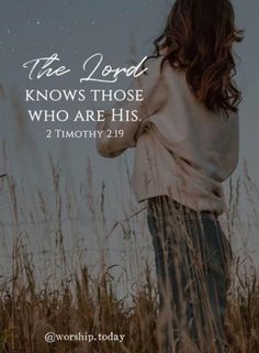 the lord knows those who are his