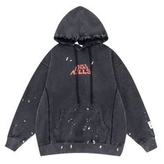 This edgy black hoodie features a heavily distressed "ART THAT KILLS " graphic in a dripping font and back,   reminiscent of graffiti art.   The peeling effect and cracks in the lettering add to the raw,   urban vibe.   It's a bold statement piece for those who like their streetwear with a touch of attitude.      Clothing weight: 0.85 Kg - 1.95 lbs.       Fabric:       100% Cotton     Size CM / INCH  Length  Chest Width  M  74 cm  29.1" 113 cm 44.4" 60 cm   23.6"  L   75 cm 29.5" 117 cm 46"  6 Grunge Hoodie With Letter Print For Streetwear, Grunge Streetwear Hoodie With Letter Print, Edgy Oversized Hoodie With Letter Print, Grunge Letter Print Hoodie For Streetwear, Halloween Grunge Streetwear Hoodie, Hooded Graffiti Print Sweatshirt For Streetwear, Black Graffiti Print Sweatshirt For Fall, Grunge Sweatshirt With Letter Print For Streetwear, Grunge Hooded Hoodie With Graphic Print