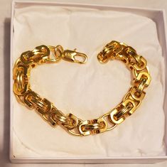 Nwot-New Never Use. 18k Yellow Gold Vermeil Unisex Bracelet. Ck Photos 4 More Info Twisted Bracelet, Sterling Silver Bangle Bracelets, Snake Chain Bracelets, Bangle Bracelets With Charms, Unisex Bracelets, Silver Bangle Bracelets, Sterling Silver Bangles, Tennis Bracelet Diamond, Charm Bangle