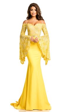 Off Shoulder Prom Dress, Johnathan Kayne, Pageant Gown, Formal Evening Wear, Formal Dresses Gowns, Pageant Gowns, Outfit Trends, Mermaid Evening Dresses, Prom Dresses With Sleeves