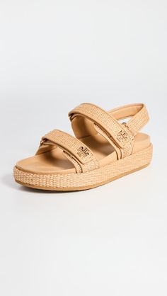 Fast Free Shipping & Free Returns on Tory Burch Kira Sport Sandals at Shopbop. Shop new arrivals from Tory Burch at Shopbop.com Charleston Sc Outfits, Ladies Lunch, Raffia Sandals, Red Blush, Tory Burch Kira, When I Met You, Bamboo Dress, Tory Burch Sandals, Half Sleeve Tops