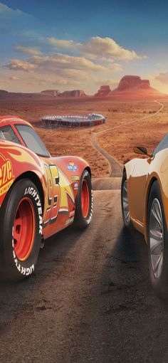 Movie wallpaper برق بنزين, Cars Disney Pixar, Flash Mcqueen, Disney Cars Wallpaper, Cruz Ramirez, Vintage Jeep, Movie Wallpapers, Cars Movie, Disney Pixar Cars