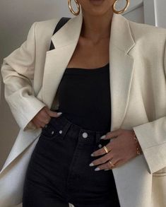 Series 1-8 Elegantes Party Outfit, Classy Lifestyle, Chique Outfits, Outfit Chic, Looks Street Style, Outfits Winter, Mode Inspo, White Blazer, Business Casual Outfits